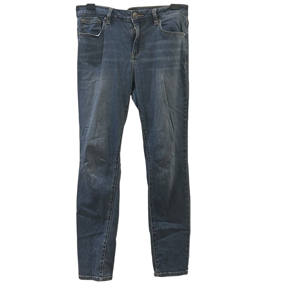 NWT Buffalo David Bitton Pursuit Mid-Rise Super Soft Skinny Jeans Sz 6/28 Blue